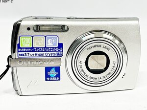 OLYMPUS オリンパス μ1200 ミュー シルバー コンパクト デジタルカメラ バッテリー有 動作未確認 1169Y12-12