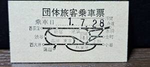 A (M) 【即決】JR東日本 団体乗車票都区内 2189