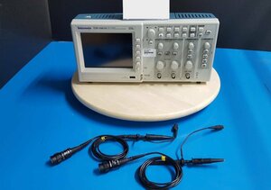 (NBC) Tektronix TDS1001B デジタルオシロスコープ 40MHz 2ch 500MS/s, TPP0101 x 2本付き (中古 0056)