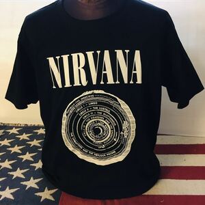 90年代バンド ニルヴァーナ　Nirvana L バンドTシャツ　ロックTシャツ ブラック　...