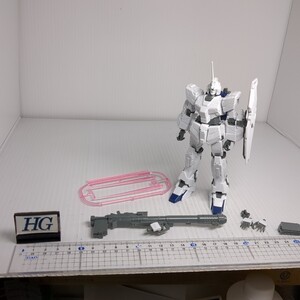 34.oka-80g 1/22 HG ユニコーン　ガンダム ガンプラ プラモデル 同梱可 ジャンクパーツ