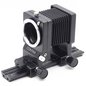 CONTAX Auto Bellows PC for CONTAX YASHICA Mount ティルト シフト 可能 用途が広い ベローズ 接写装置 フォーカシングレールなし 格安！ 