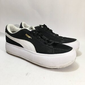 25cm PUMA SUEDE MAYU 380686-02 プーマ スエード マユ ブラック レディース スニーカー 45624 109587