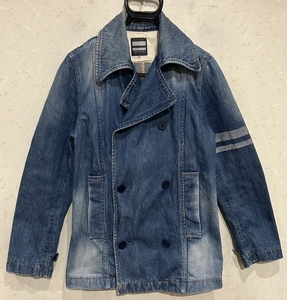 ＊桃太郎ジーンズ MOMOTARO JEANS 出陣 デニム ピーコート 40　　 　　　　　　　　　　 BJBD.JA