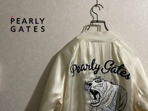 ◯ PEARLY GATES ホワイト タイガー スカジャン / パーリーゲイツ スーベニア ジャケット 虎 YSMT ヨセミテ 1 Mens Ladies #Sirchive