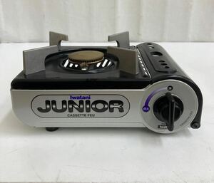 HR○ 動作未確認 Iwatani イワタニ JUNIOR CASSETTE FEU カセットフー カセットコンロ カセットガスボンベ式 