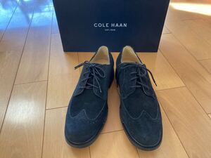 コールハーン COLE HAAN シューズ 8M - 黒 メンズ ウィングチップ 靴