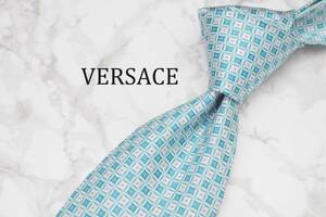 【美品】VERSACE ヴェルサーチ A-459 イタリア製 ブランド ネクタイ 良品 古着 卸 USED オールド SILK