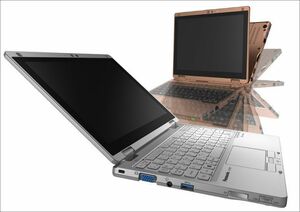 良品！Panasonic-CF-RZ5　2in1型ノートPC Win11Pro・M5-6Y57・4GB・SSD128GB・カメラ・Office2021・Bluetooth・WIFI・タッチパネル