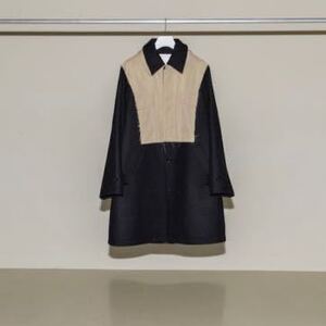 Rich I　GARMENT [MELTON COAT] リッチアイ　メルトンコート　ステンカラーコート SIZE48