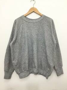 Healthknit ヘルスニット USA製 80‘s VINTAGE 無地 ラグランスリーブ スウェット スウェットシャツ メンズXL〜 【良品、一部シミあり】242