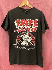 ヴィンテージ 90s Robert Crumb ロバートクラム フリッツザキャット Fritz the Cat カルト アニメ コミック 漫画 風刺 アメコミ Tシャツ