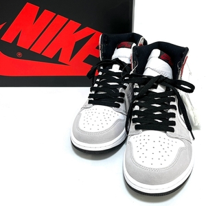 未使用 ナイキ【NIKE】555088-126 Nike Air Jordan 1 retro High OG White/Black/Light Smoke Grey 白 黒 グレー 28cm 18236