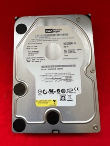 動作保証　WD3200AVJS-63WDA0、Western Digital 320GB SATA 3.5　ハードディスク　(A059)