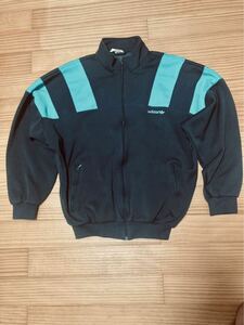 アディダス トラックジャケット adidas ジャージ ヴィンテージ 万国旗タグ80s 90sサイズL