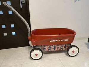 Radio flyer ラジオフライヤー 2人乗り　カスタムペイント済み　水圧転写　ウォータートランスファー　WAGON イベント用にどうぞ