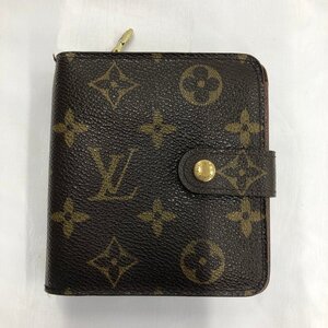 LOUIS VUITTON ルイヴィトン 財布 モノグラム コンパクトジップ M61667/CA0023【DAAL8007】