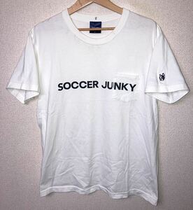 横浜FC 支給品　実使用品　移動着　半袖　コットン　Tシャツ　#8 佐藤謙介　Lサイズ　サッカージャンキー　レノファ山口 