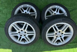 AMG(2本:225/45R17 91W 7.5J×17H2 ET47)(2本:245/40R17 91W 8.5x7H2 ET58)(PCD:112)(1本2013 年製)(1本:2015年製)(2本:2021年製)