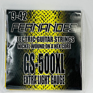 【送料無料】FERNANDES GS500XL NI エレキギター弦 エクストラライトゲージ 009-042 フェルナンデス【メール便】代引きはできません