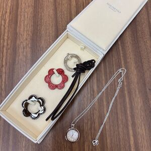 ◎【1円】美品 MIKIMOTO ミキモト ネックレス時計 ペンダントウォッチ 