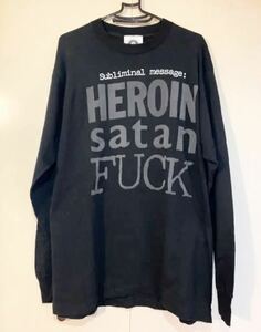 アナーキックアジャストメント当時モノのロンT 90s 藤原ヒロシ ビンテージ vintage 古着 長袖Tシャツ