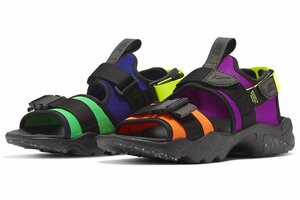  美品★ナイキ キャニオン コンフォート ビーチ スポーツ サンダル 黒/マルチ CW6210-074 NIKE CANYON SANDAL 29cm