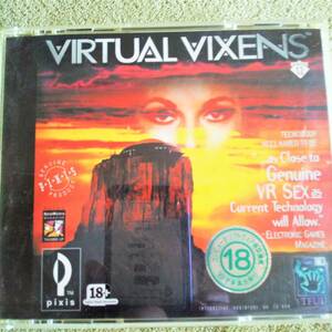 レア　全米大ヒット　Virtual Vixens Erotic Video Game CD Rom VR RARE OOP MAC＆ WINDOWS3.1＆9.5