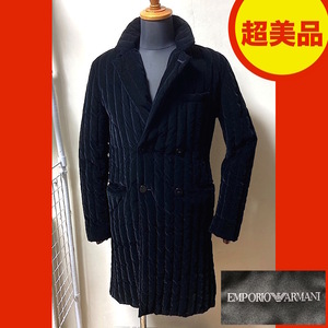 99Y241222K 超美品 EMPORIO ARMANI エンポリオアルマーニ メンズ ダウン コート 検 レザー ブルゾン ジャケット GIORGIOARMANI