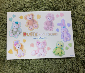 ☆★ダッフィー＆フレンズ　リーフレット★☆Duffy　and　Friends　ダッフィー　シェリーメイ　広告　チラシ