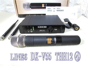 出音良好◇LINE6　XD-V55 + THH12マイク ◇ ワイヤレス受信器 マイクセット / 正規品 チェック済④