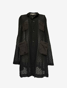 COMME des GARCONS COMME des GARCONS コムコム ブラックレース シャツワンピース