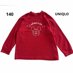 UNIQLO ユニクロ ディズニー コラボ 長袖 フリース トレーナー 140