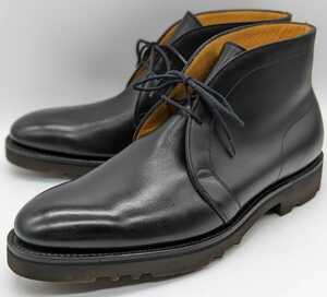 【美品】ジョンロブ チャッカブーツ KENT サイズ6.5E【送料無料】JOHNLOBB ケント 8695 ラバーソール 旧ジョンロブ アンクルブーツ