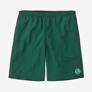 ★新作★　patagonia パタゴニア バギーズ ショーツ 7インチ GPIW Crest: Conifer Green GPCC　Mサイズ　正規品 タグ付き