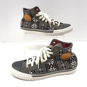 KZ1503★PF FLYERS : ノルディック柄 CENTER HI★27★グレー ハイカットスニーカー ピーエフフライヤーズ