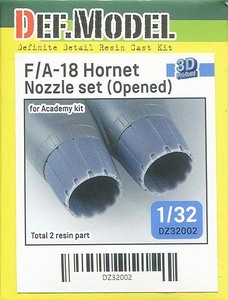 ＤＥＦ．ＭＯＤＥＬ DZ32002 1/32 F/A-18A/B/C/Dホーネット用エキゾーストノズルセット オープン状態(アカデミー用)