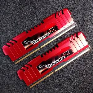 【中古】DDR3メモリ 16GB[8GB2枚組] G.SKILL F3-12800CL10Q2-64GBZL [DDR3-1600 PC3-12800]