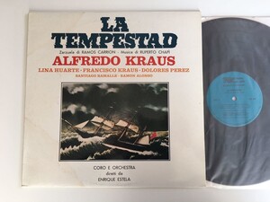 【イタリア盤】LA TEMPESTAD Soundtrack LP BONGIOVANNI GB503 Alfredo KrausMiguel Ramos CarrionRuperto Chapi