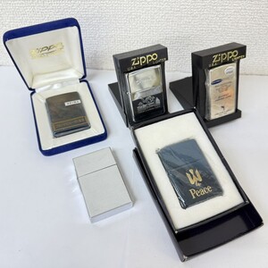 H858-I58-3759▲ Zippo ジッポ オイルライター 5点セット PEACE ピース ブルーチタン CAMEL キャメル DILPHIN イルカ 1932 REPLICA