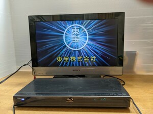 IY1197 TOSHIBA SD-BD1K Blu-ray 2010年製/東芝/ブルーレイ 本体のみ 動作品 現状品 