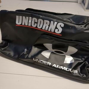 【非売品】慶應義塾大学アメフト部UNICORNS選手支給 ダッフルバッグ　アンダーアーマー