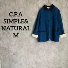 『C.P.A SIMPLE&NATURAL』(M)花柄デニムジャケット