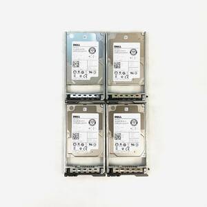 S6041063 DELL 300GB SAS 15K.3 2.5インチ HDD 4点【中古動作品】