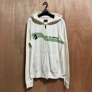 希少【Hysteric Glamour ヒステリックグラマー】【商品名】ガールプリント/ジップ/スウェット パーカー