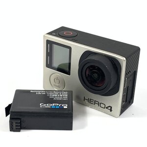 GoPro ゴープロ HERO4 アクションカメラ バッテリー付き●ジャンク品