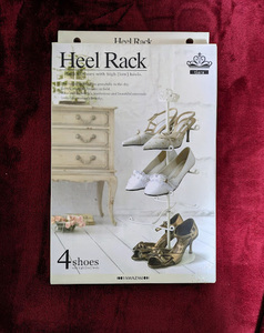 未使用品 YAMAZAKI Heel Rack 4soes (山崎実業 シューズラック 4足用)