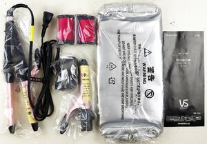 S◆未使用品◆理美容用品/4WAYヘアアイロン 『ヴィダルサスーン VSW-2701/PJ』 KOIZUMI/小泉成器 クリスタルピンクコーティング