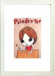 送料無料◆奈良美智【Poindexter】アートプリント◆額付