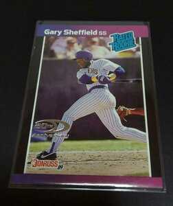 MLB 2001年DONRUSS ゲイリー・シェフィールド(ブルワーズ)RATED ROOKIE！1989枚限定！0915/1989。No.RR29。